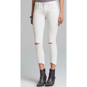 Free People White Jeans